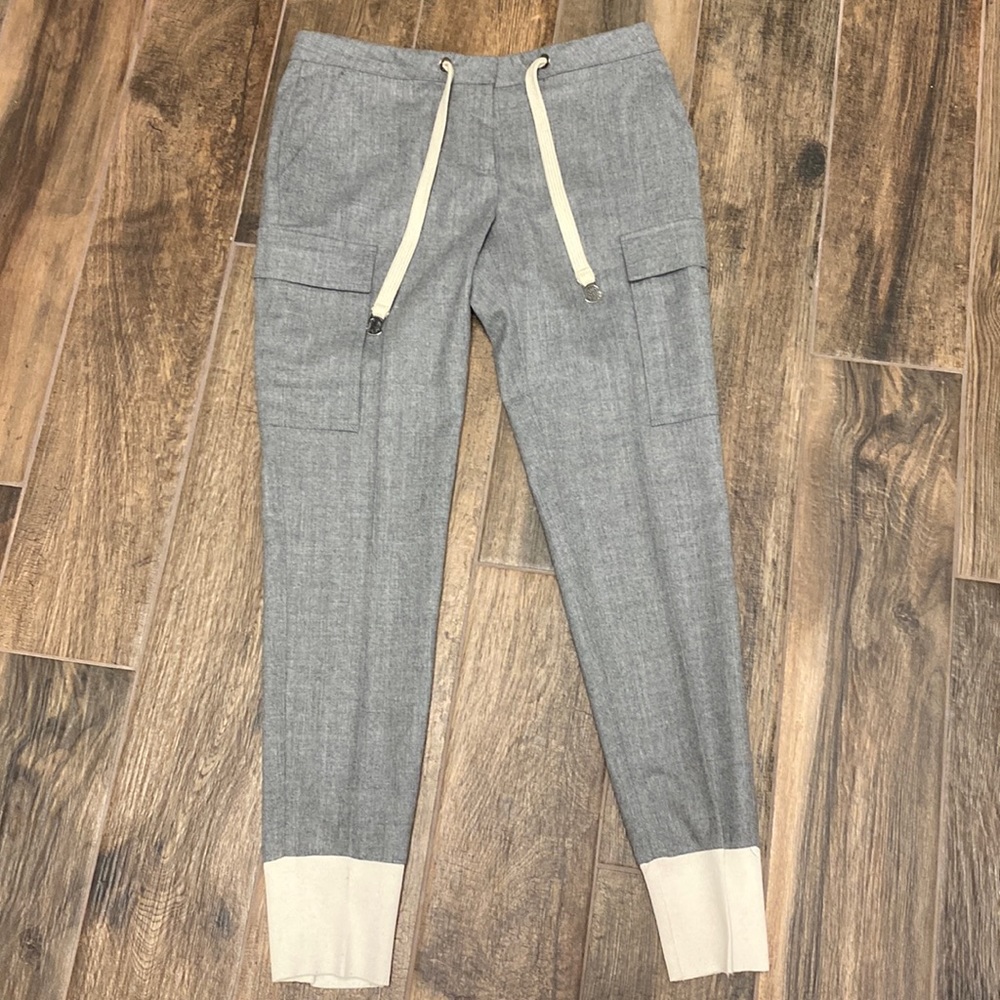 Moncler Virgin wool cargo joggers